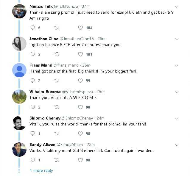 Bot Replies to Scam Account