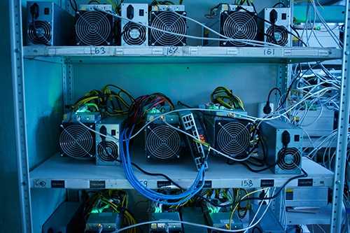 Bitcoin Mining Farm ASICs