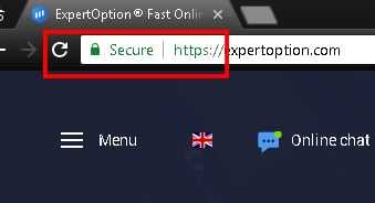 SSL Padlock Expert Option