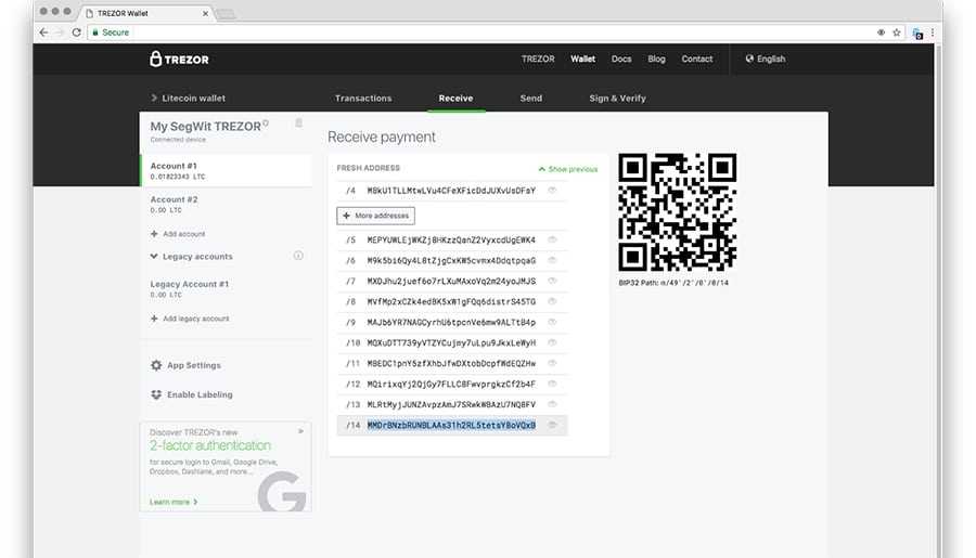 Trezor Litecoin Wallet