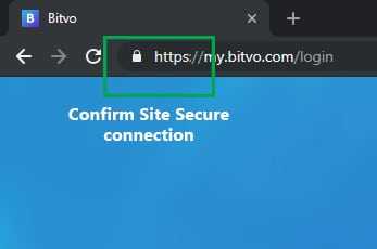 Secure Connection to Bitvo