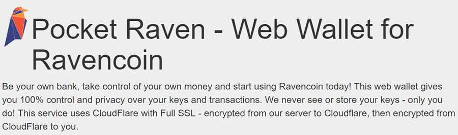 Pocket Raven Wallet Generator