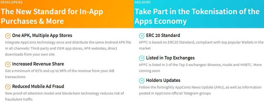 AppCoins Benefits