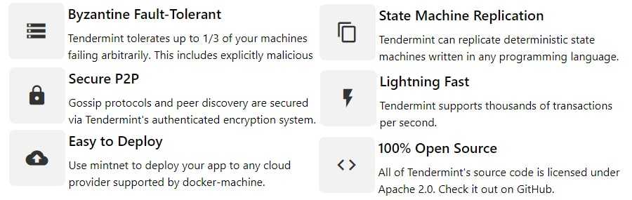 Tendermint Benefits