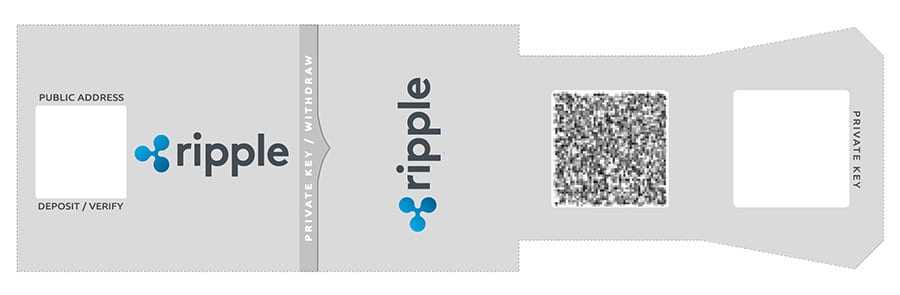 Ripple Paper Wallet