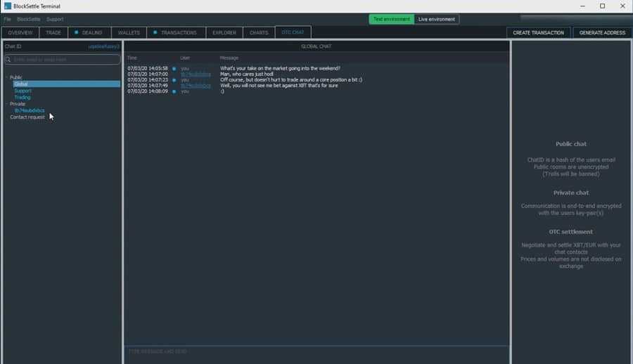 Blocksettle OTC Trading