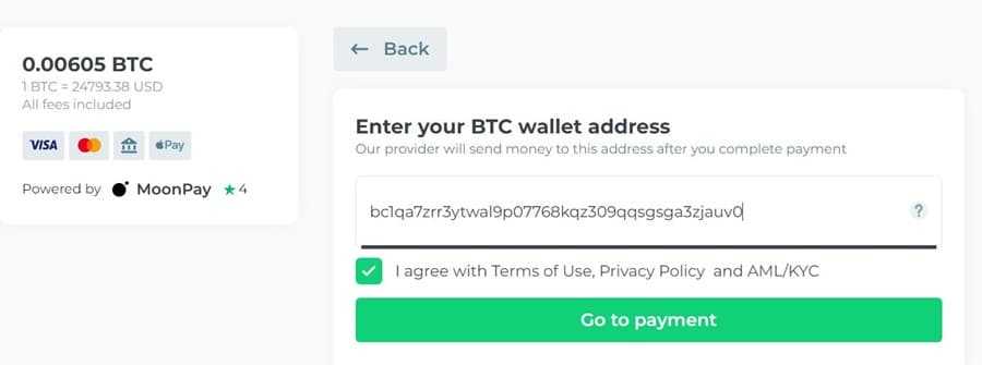 Changelly Wallet Address