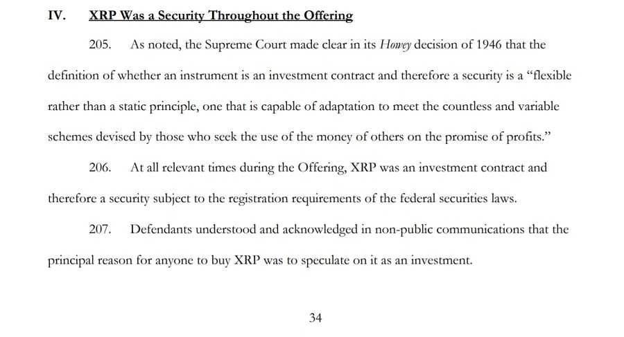 SEC XRP Security