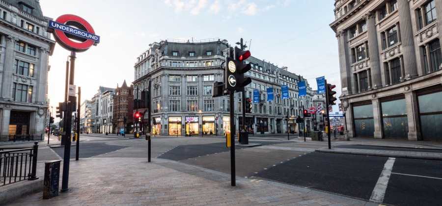 Empty Central London