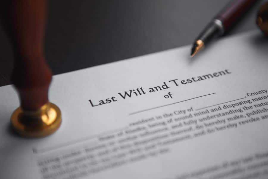 Last will and testament