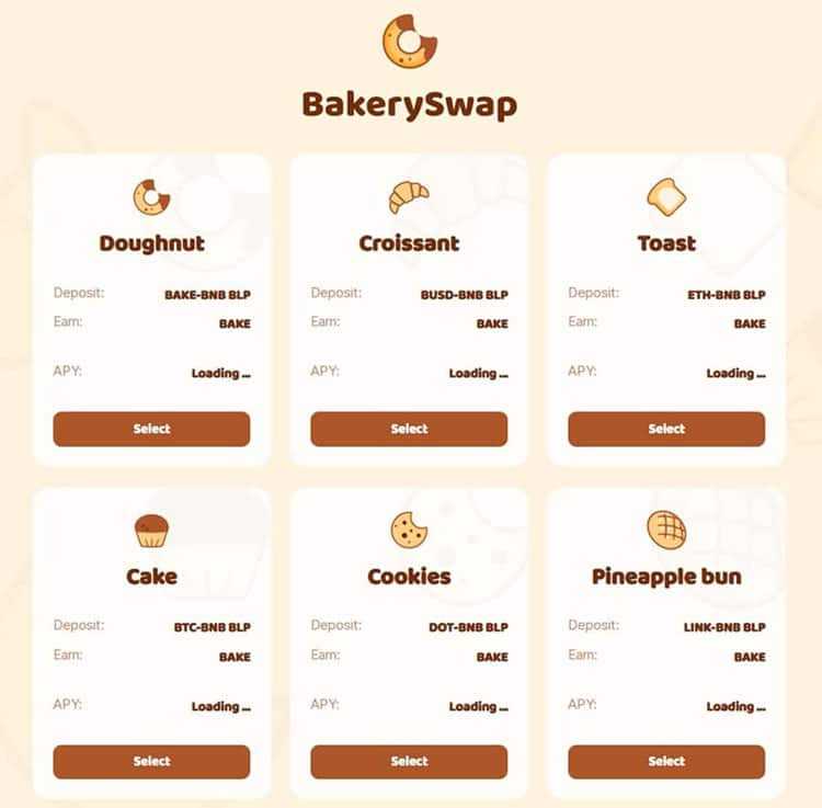 BakerySwap Earnings