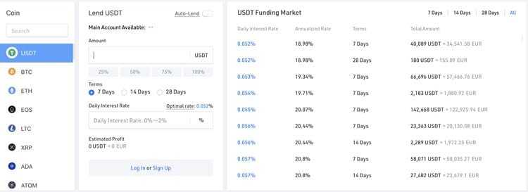 Kucoin Lending