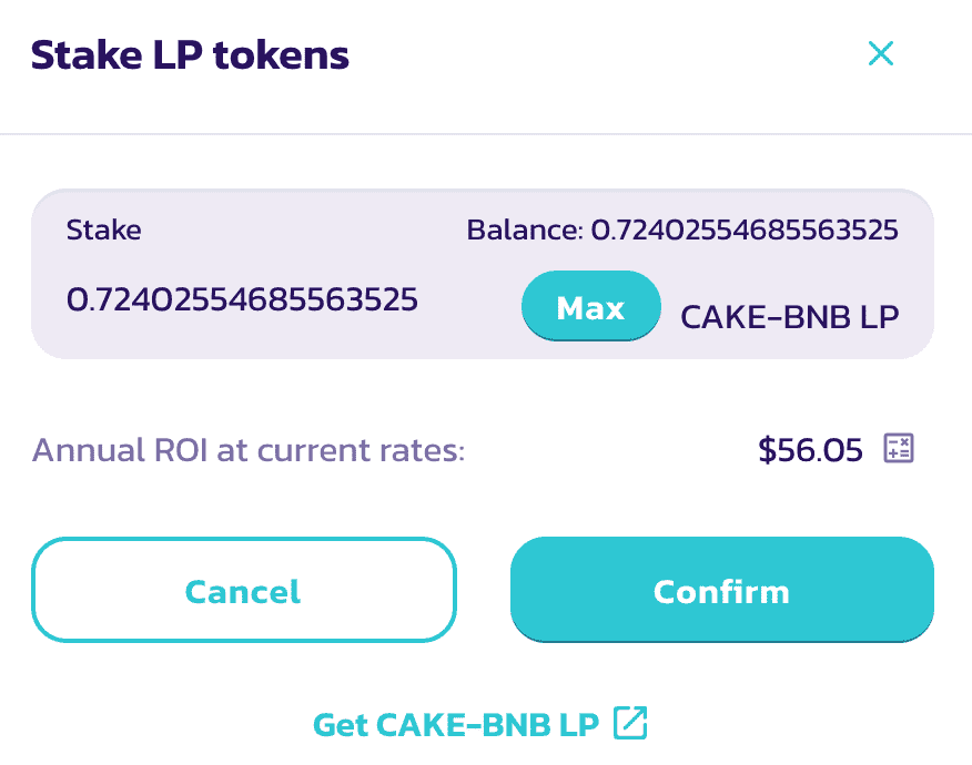 Stake LP Tokens