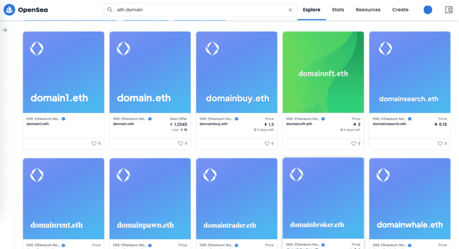 ETH Domain Name