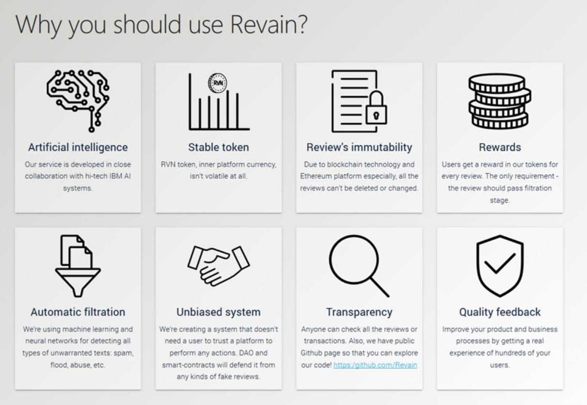 Revain Benefits