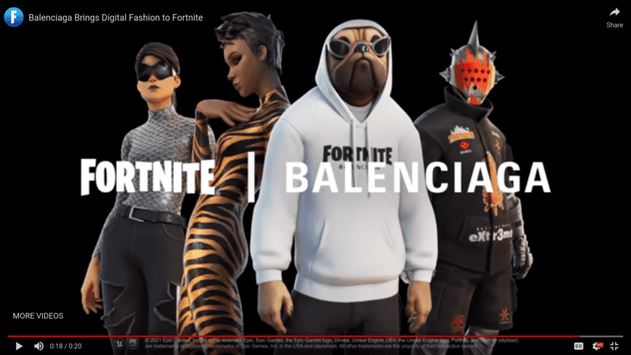 Fortnite x Balenciaga