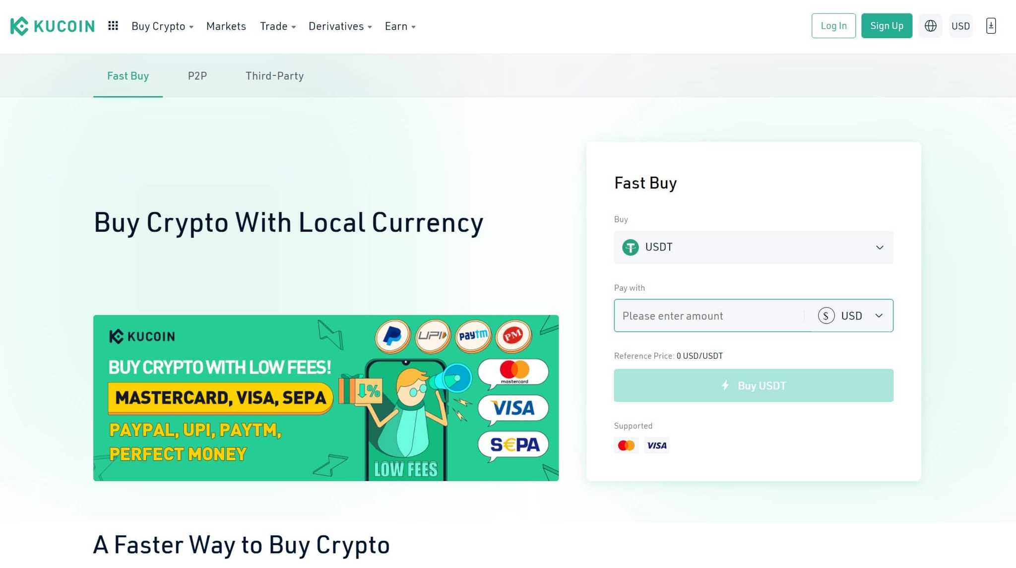 Buy Crypto on KuCoin