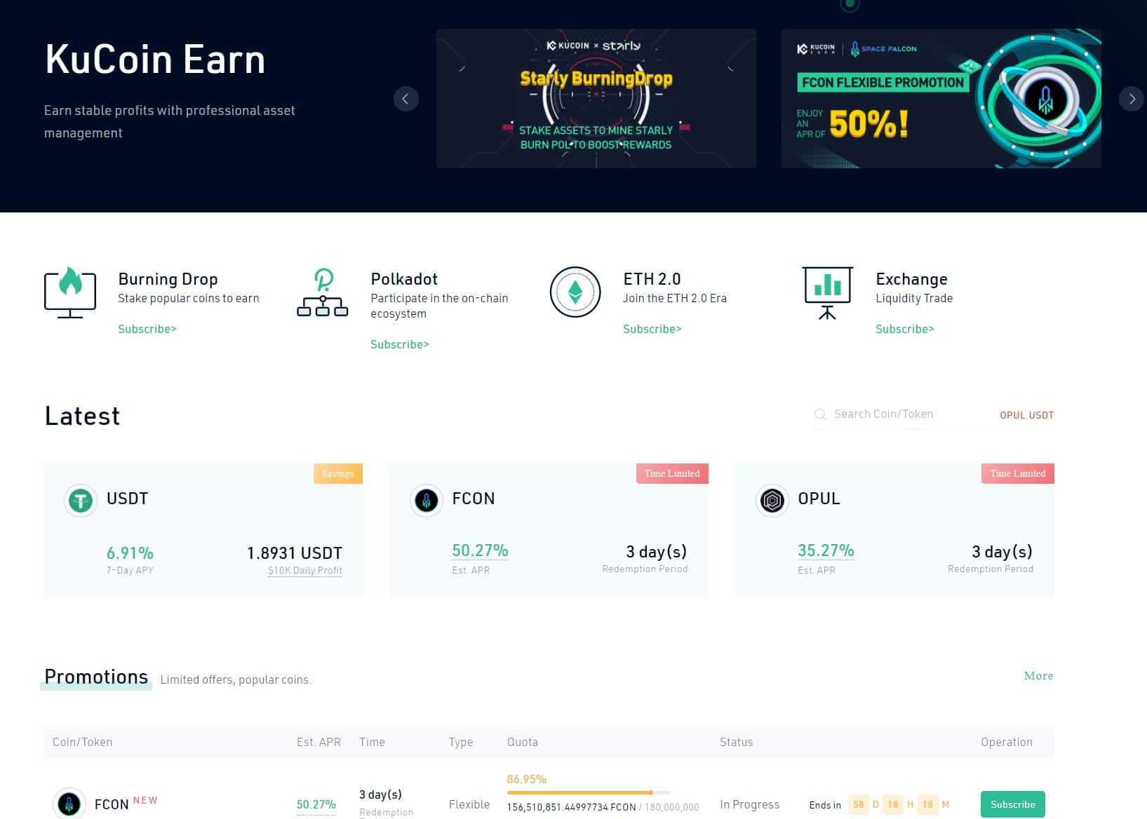 KuCoin Earn