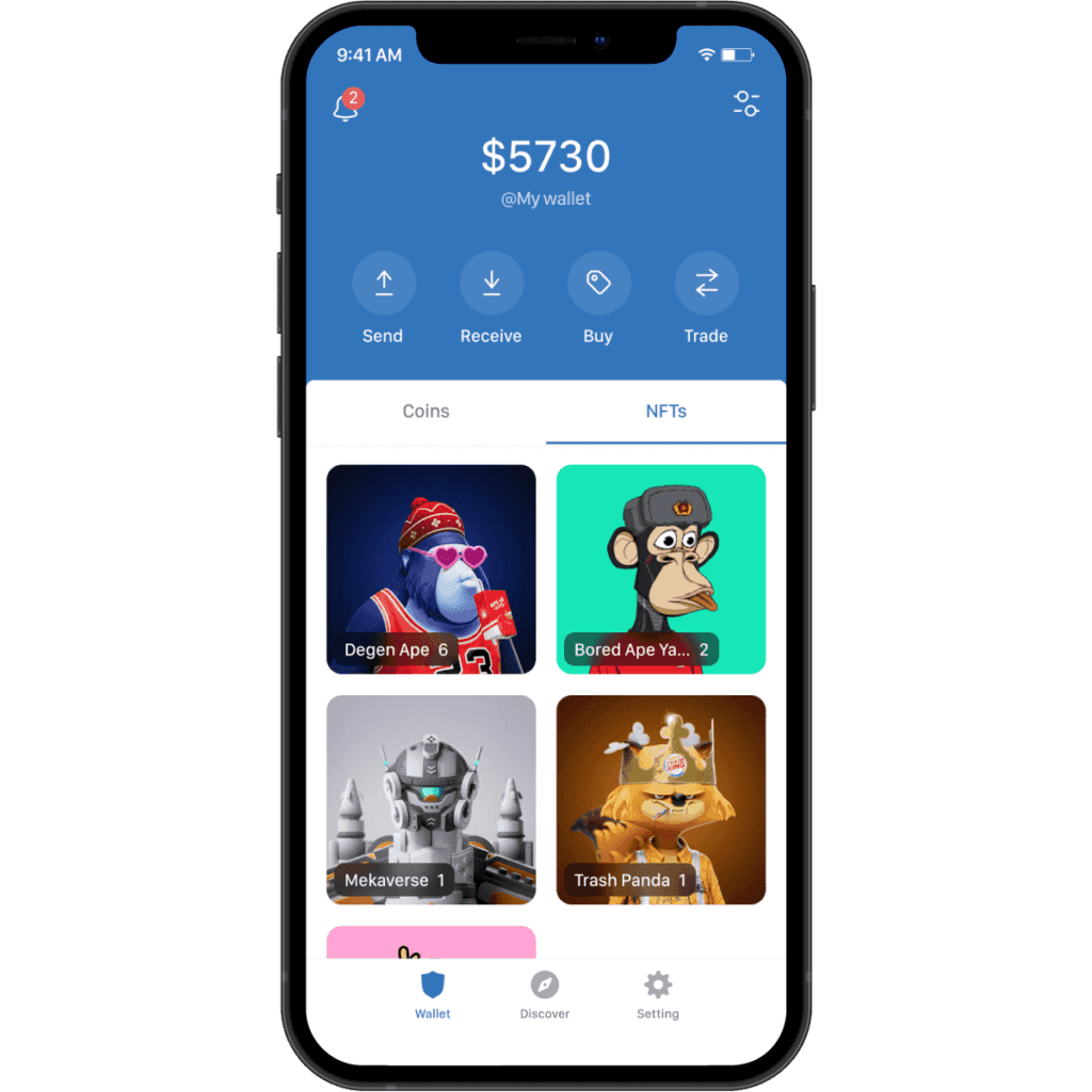 Trust Wallet NFT Storage