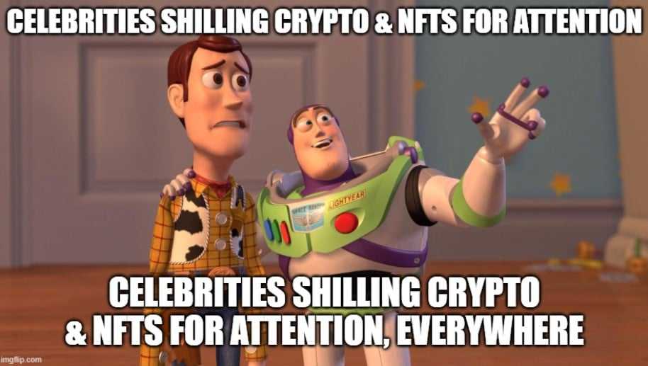 celebrity crypto meme