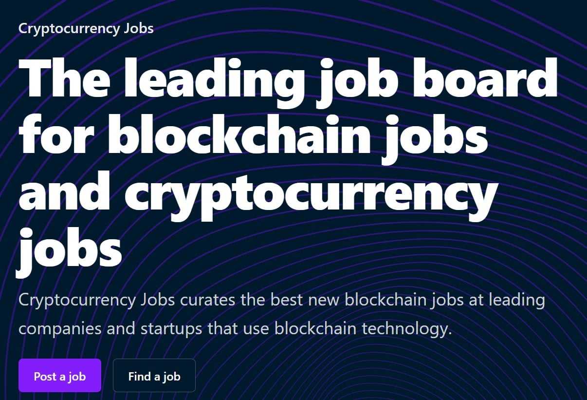 cryptocurrency jobs