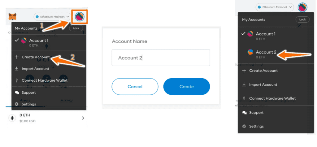 Multiple-Accounts-MetaMask