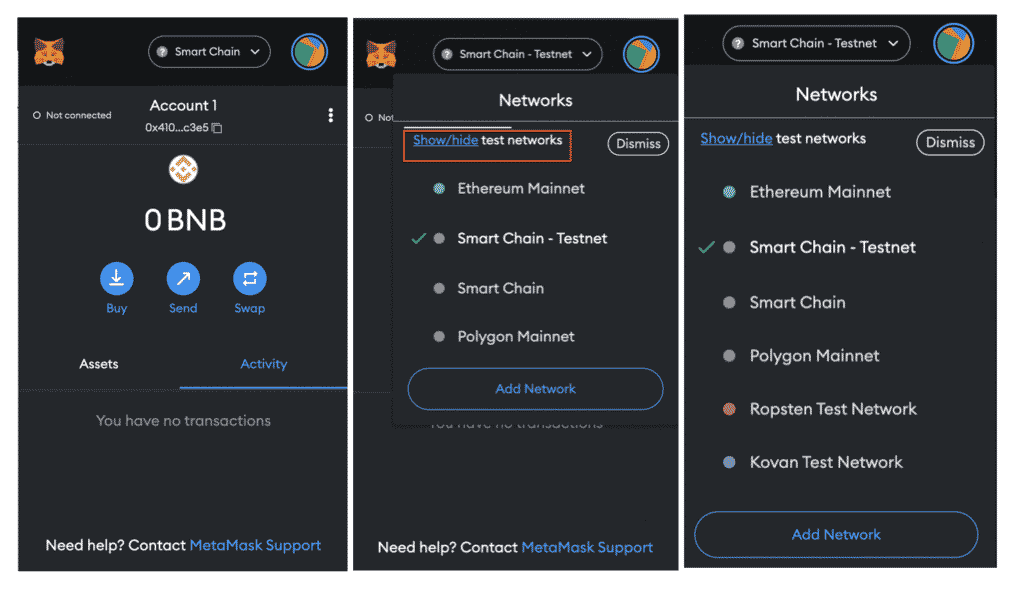 New and Test Network