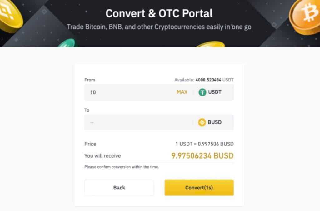 Binance Convert