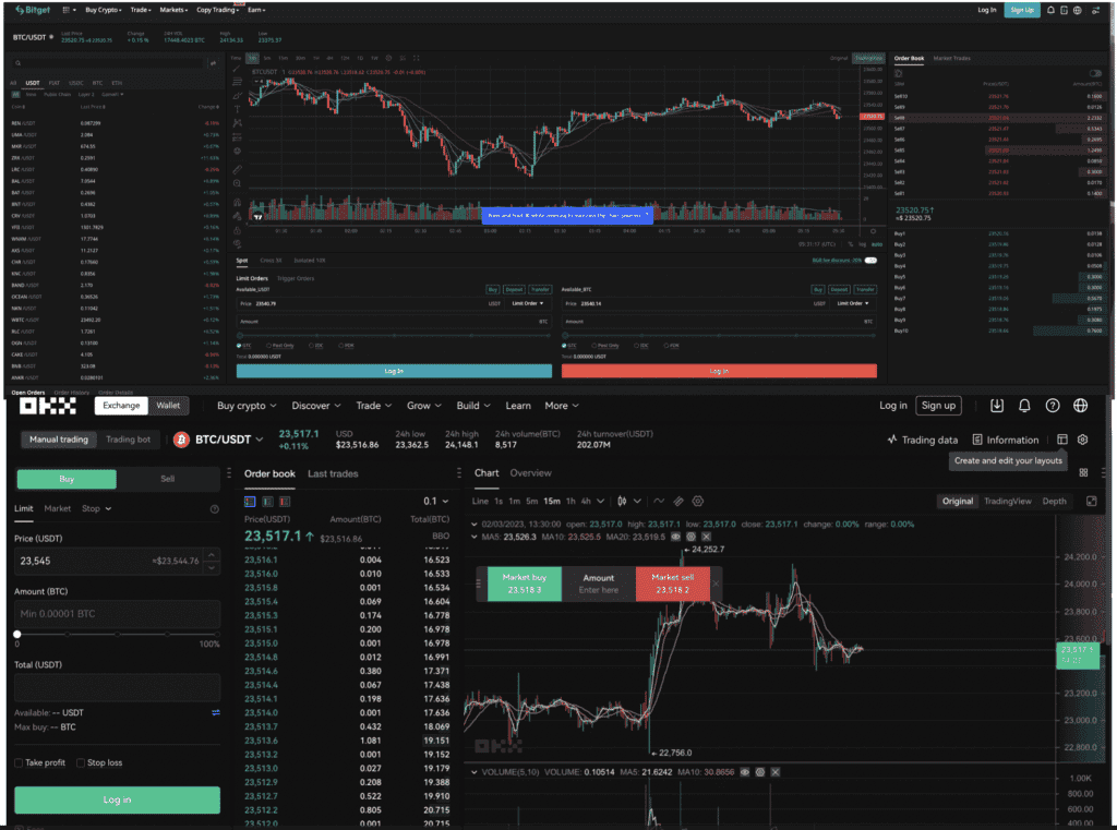 Bitget vs OKX Trading Platform