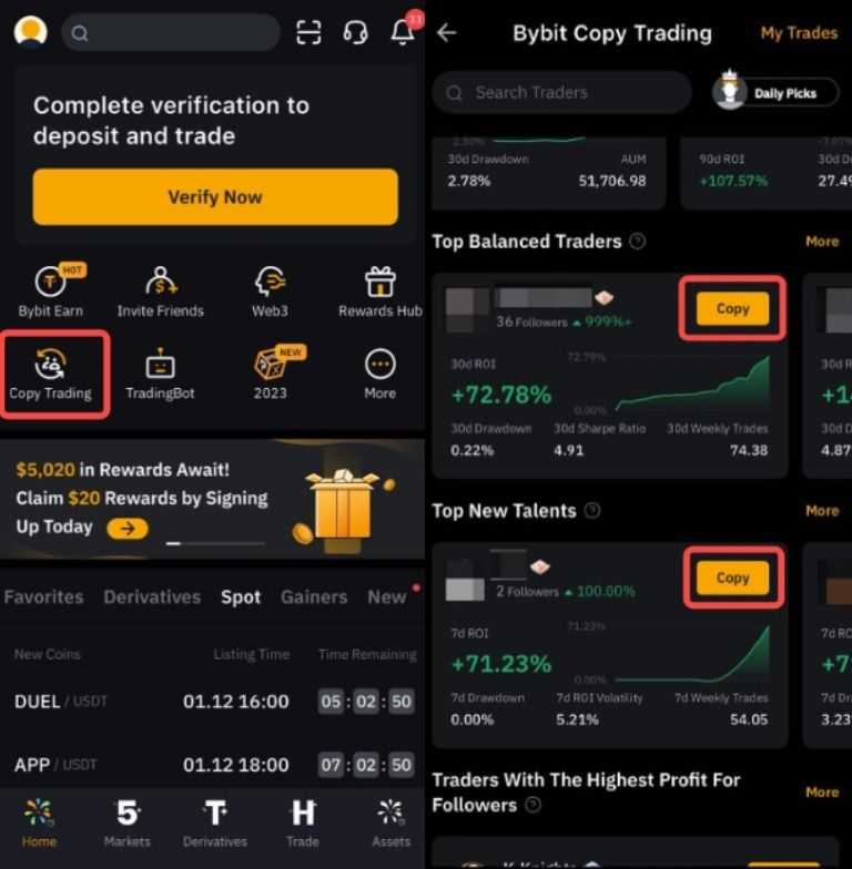 How to sign up for bybit copy trading